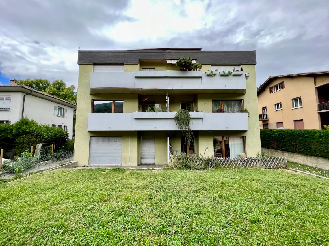 Sion, Platta, quartier tranquille, 3.5 pces avec terrasse sud