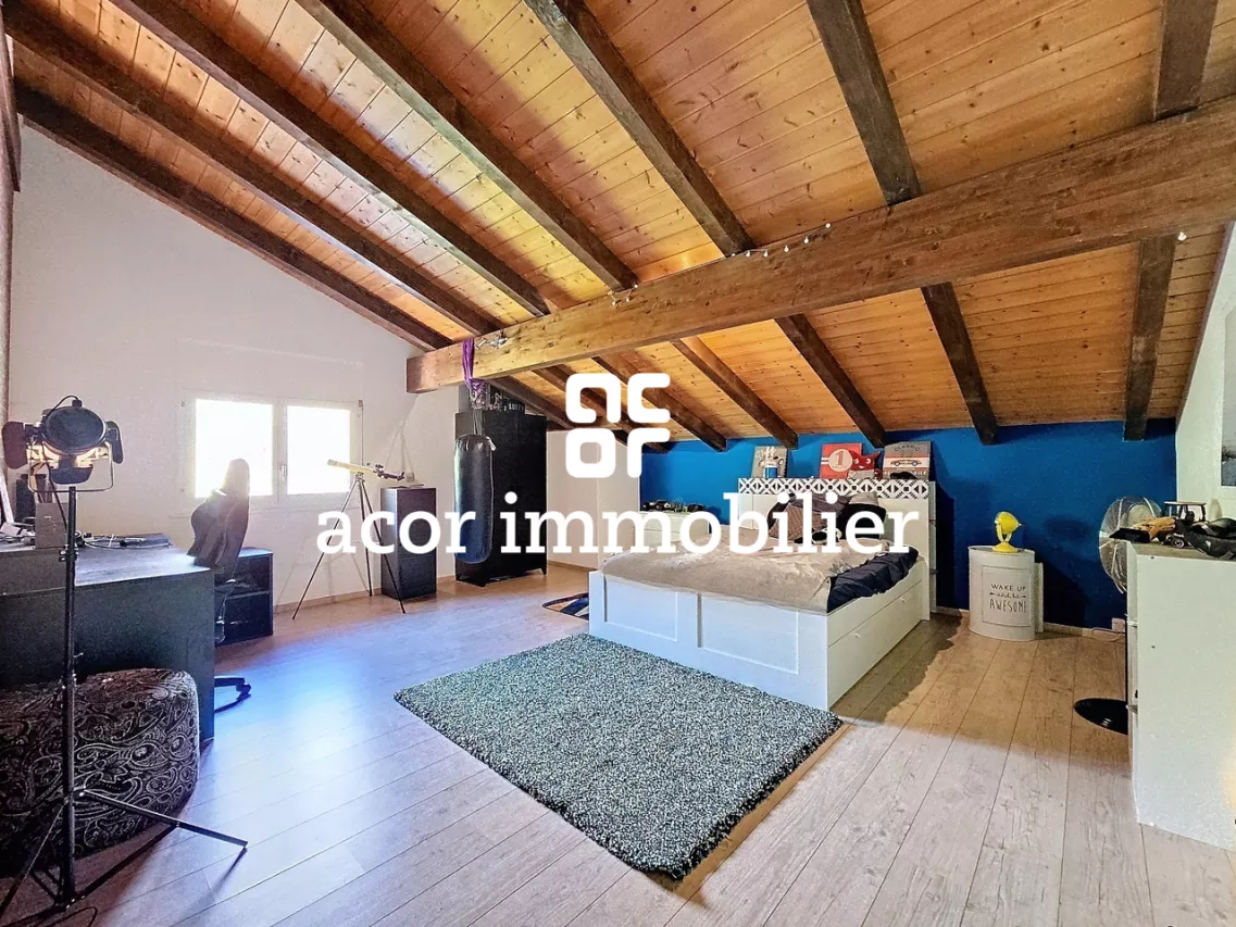 Propriété unique avec atelier mécanique et maison de 5½ pièces