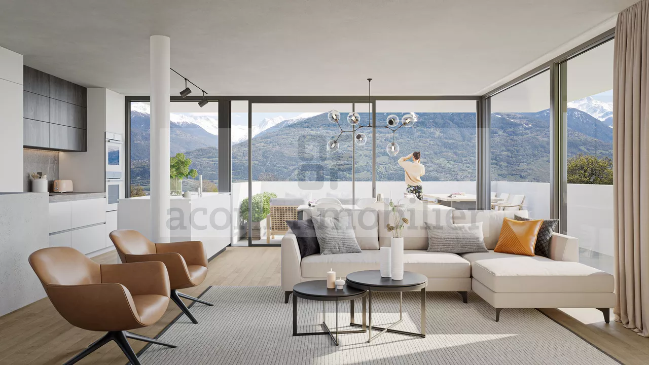Villas sur plan à Savièse - Calme, confort et qualité de vie