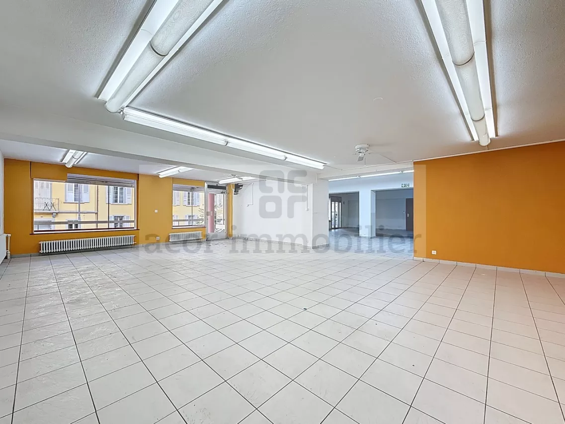 Spacieux local commercial polyvalent au Nord de Sion!
