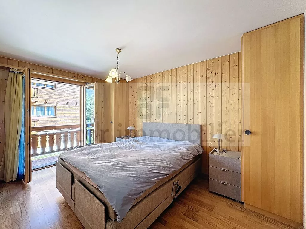Appartement meublé de 3½ pièces avec vue panoramique à Ovronnaz
