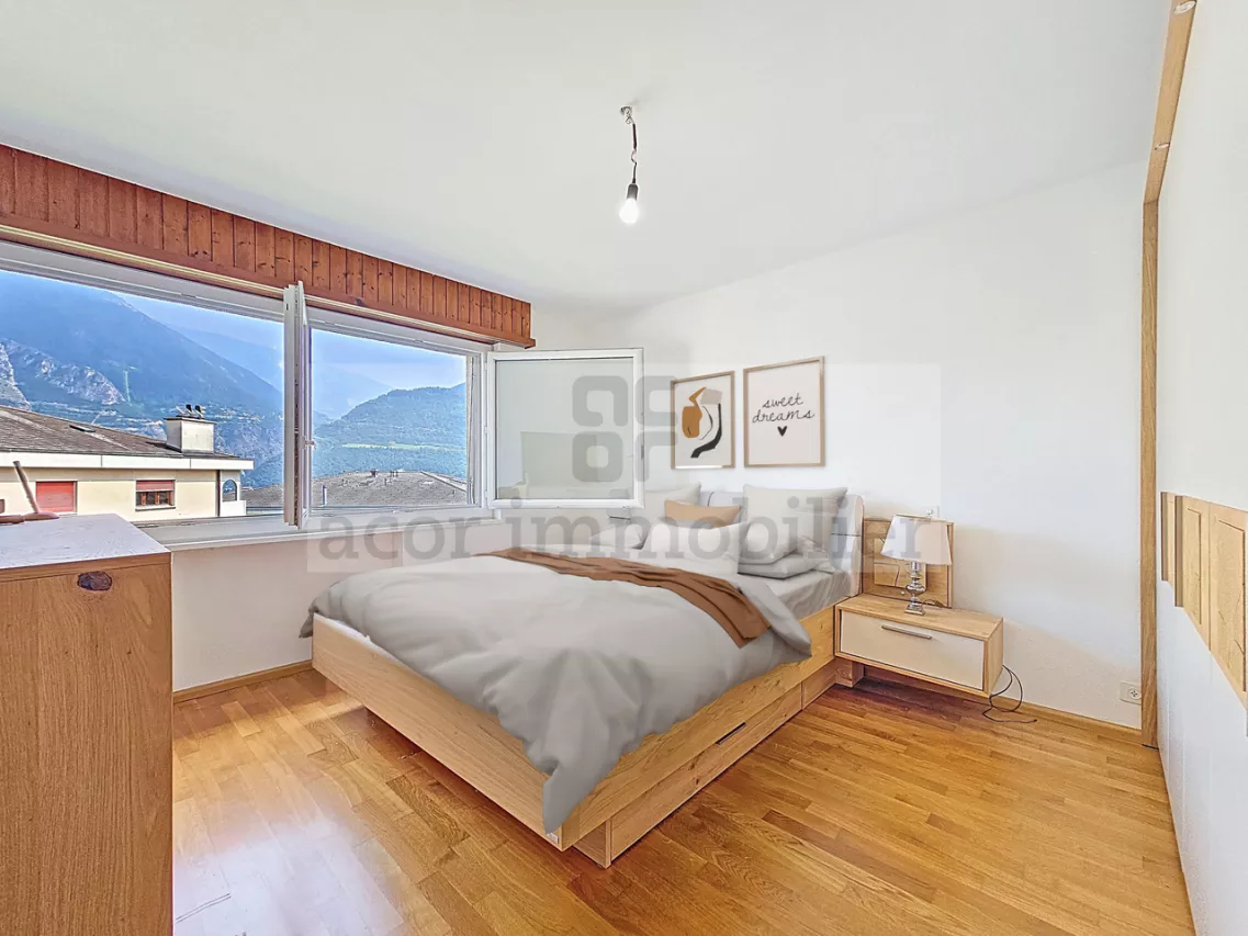 Sierre - Villa familiale de 4½ avec vue panoramique