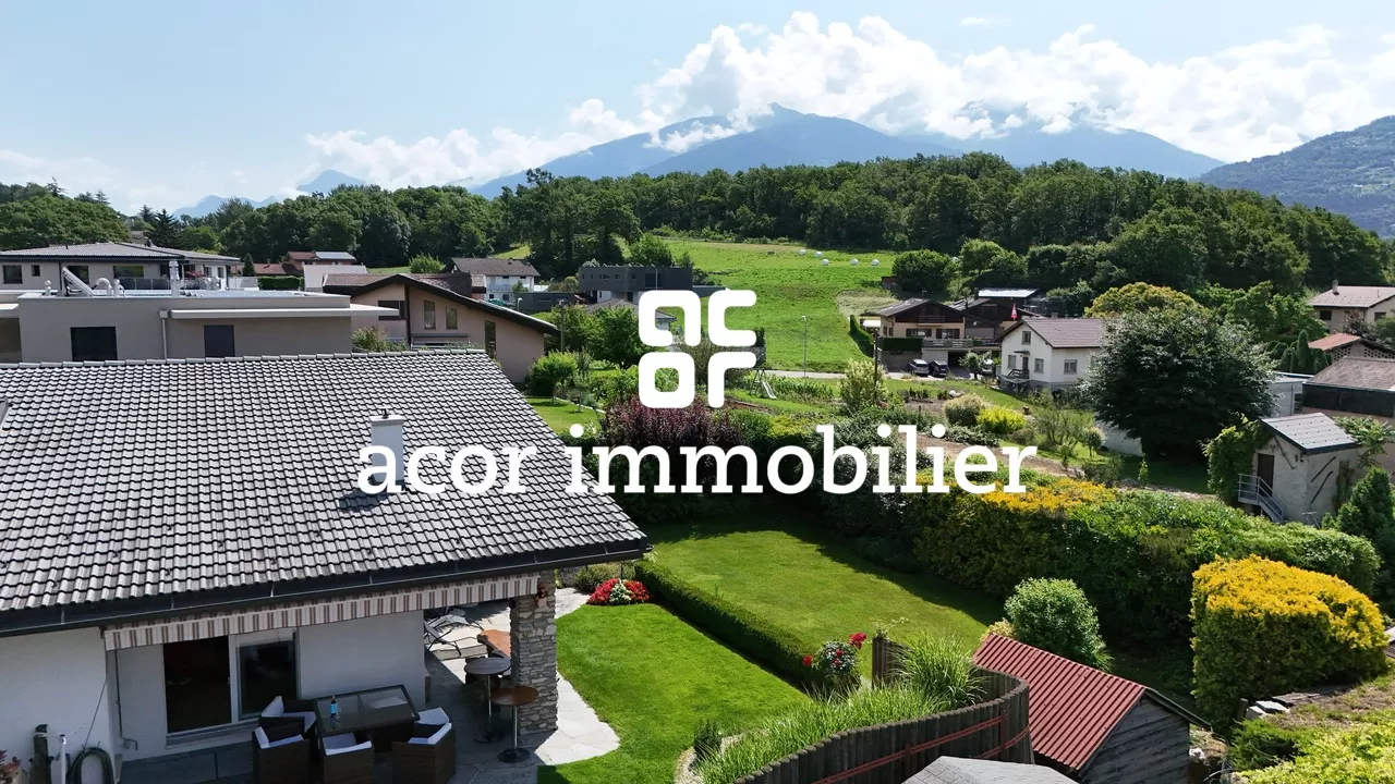 Superbe villa avec studio indépendant à Savièse!