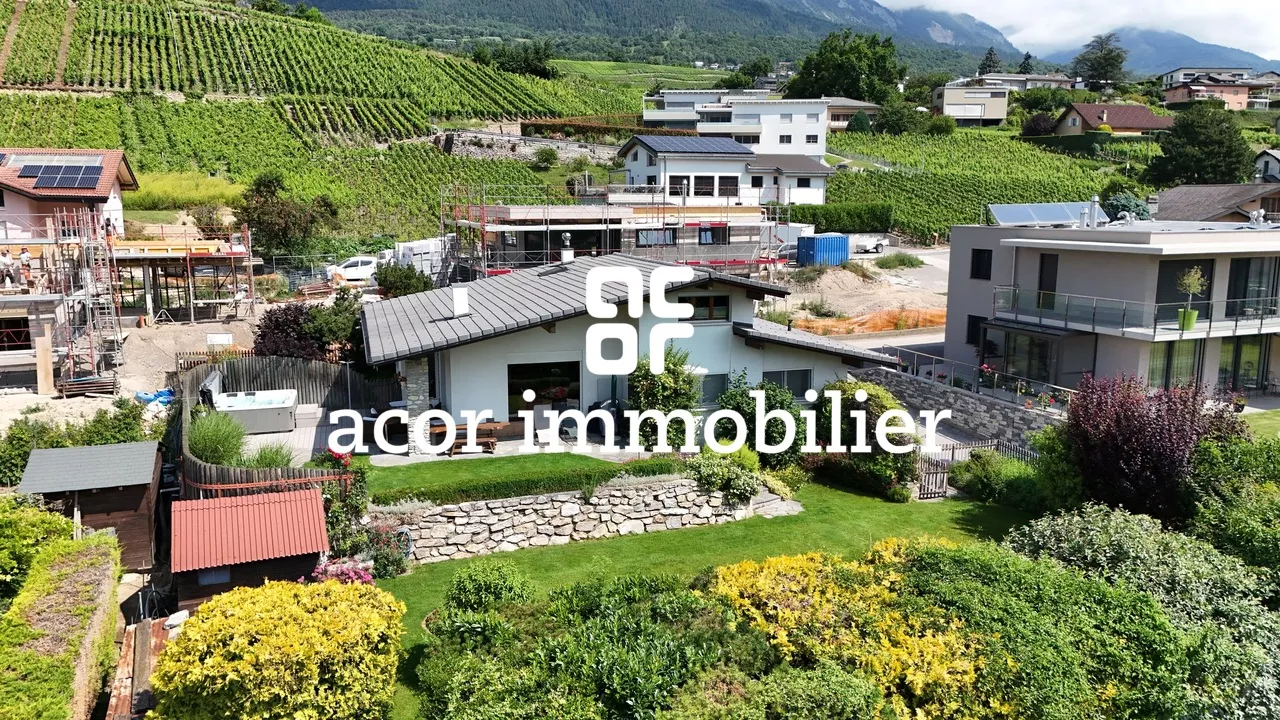 Superbe villa avec studio indépendant à Savièse!