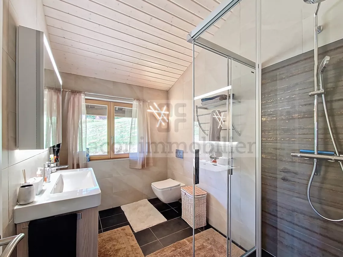 Chalet rénové avec vue et tranquillité à Arbaz!