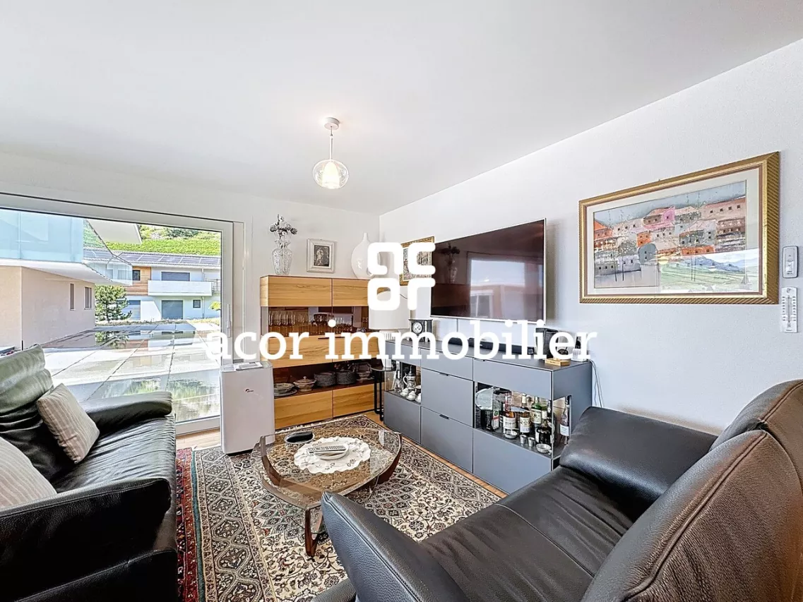 Leytron - Appartement neuf 3½ en rez de jardin