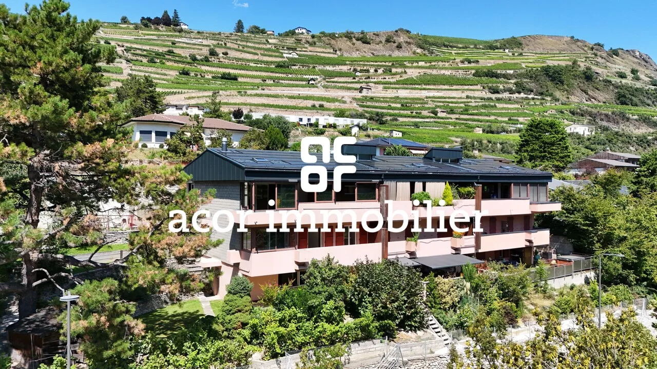Sion - Maison familiale 7½ dans le quartier de Platta