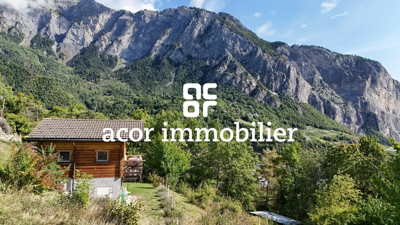 Petit chalet coup de coeur au-dessus de Chamoson