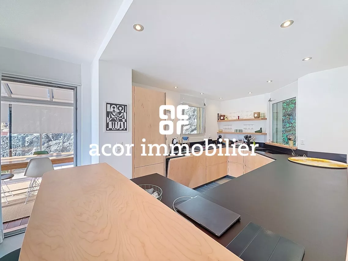 Appartement à Gravelone avec vue imprenable sur Sion et ses châteaux