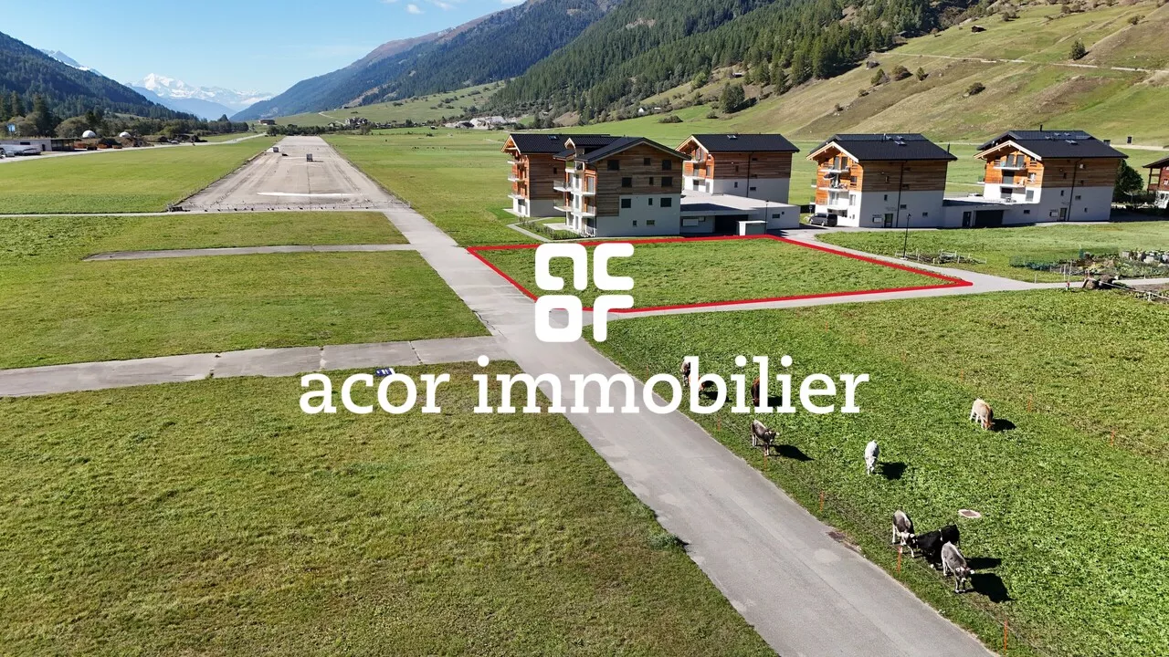 Terrain constructible de 1'098 m² à Ulrichen