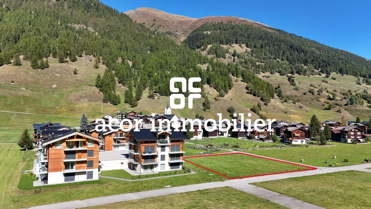 Terrain constructible de 1'098 m² à Ulrichen