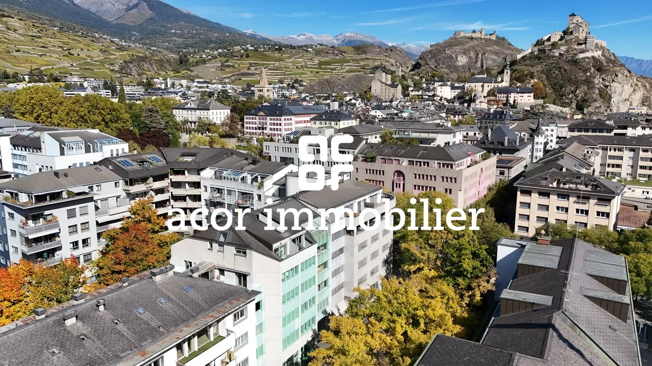 Vivez au coeur de Sion dans un appartement lumineux et au calme
