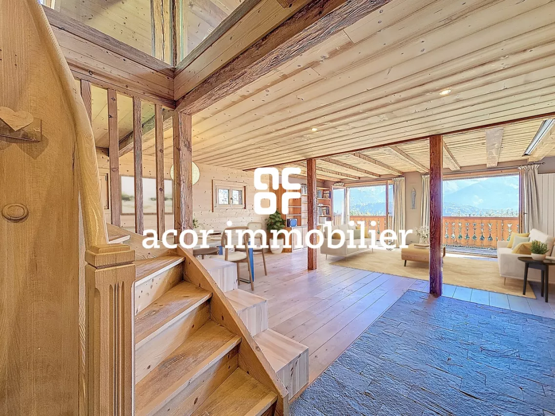 Chalet réconfortant avec vue imprenable sur les montagnes