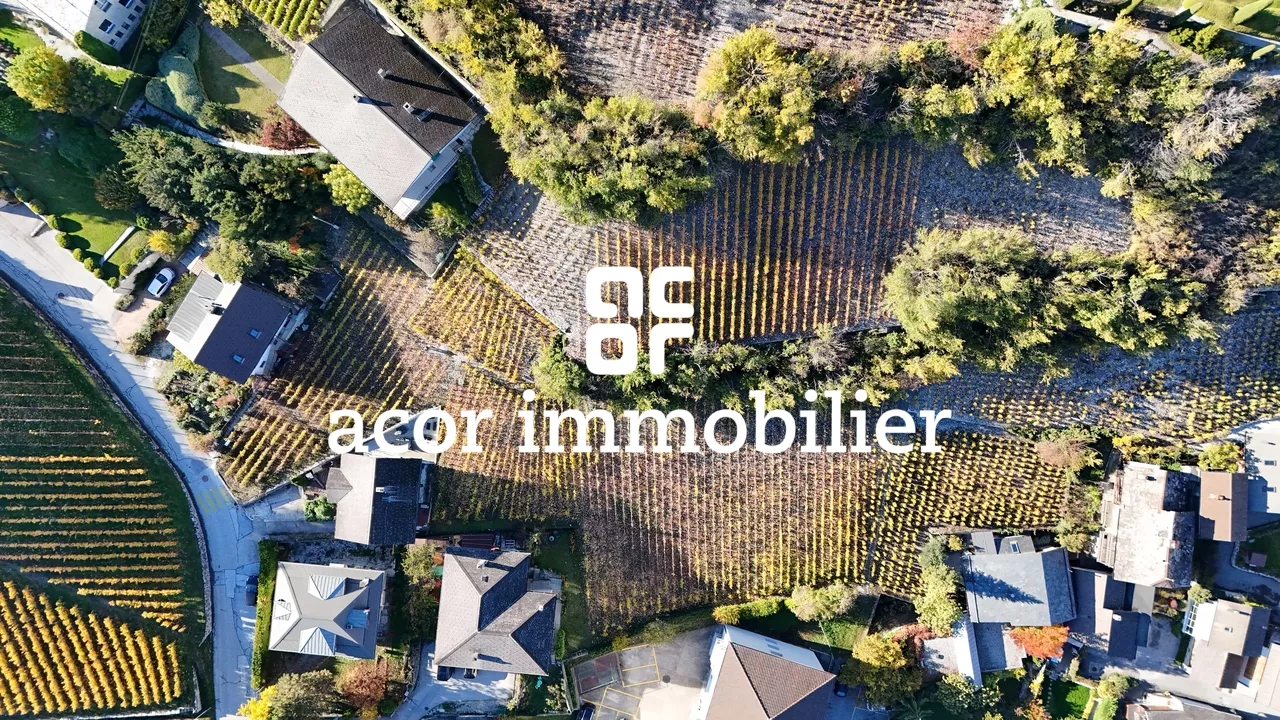 Magnifiques parcelles à vendre à Sierre - Situation privilégiée