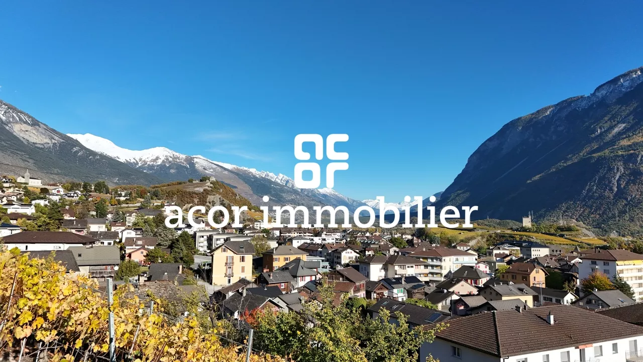 Magnifiques parcelles à vendre à Sierre - Situation privilégiée