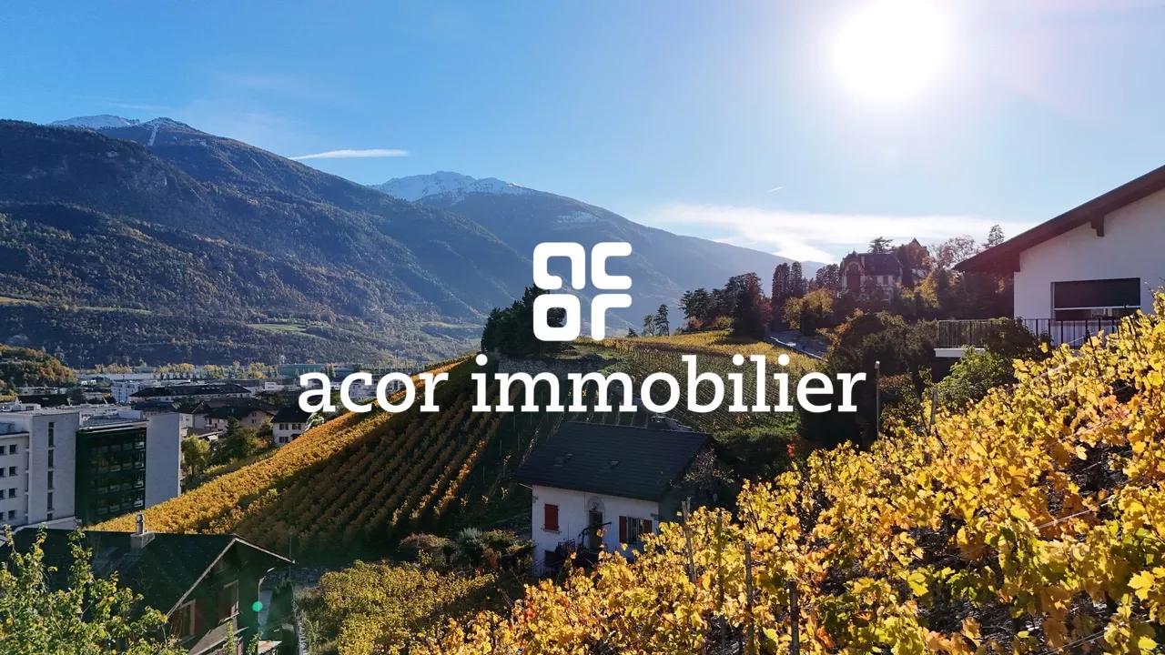 Magnifiques parcelles à vendre à Sierre - Situation privilégiée