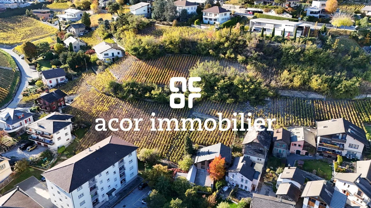 Magnifiques parcelles à vendre à Sierre - Situation privilégiée