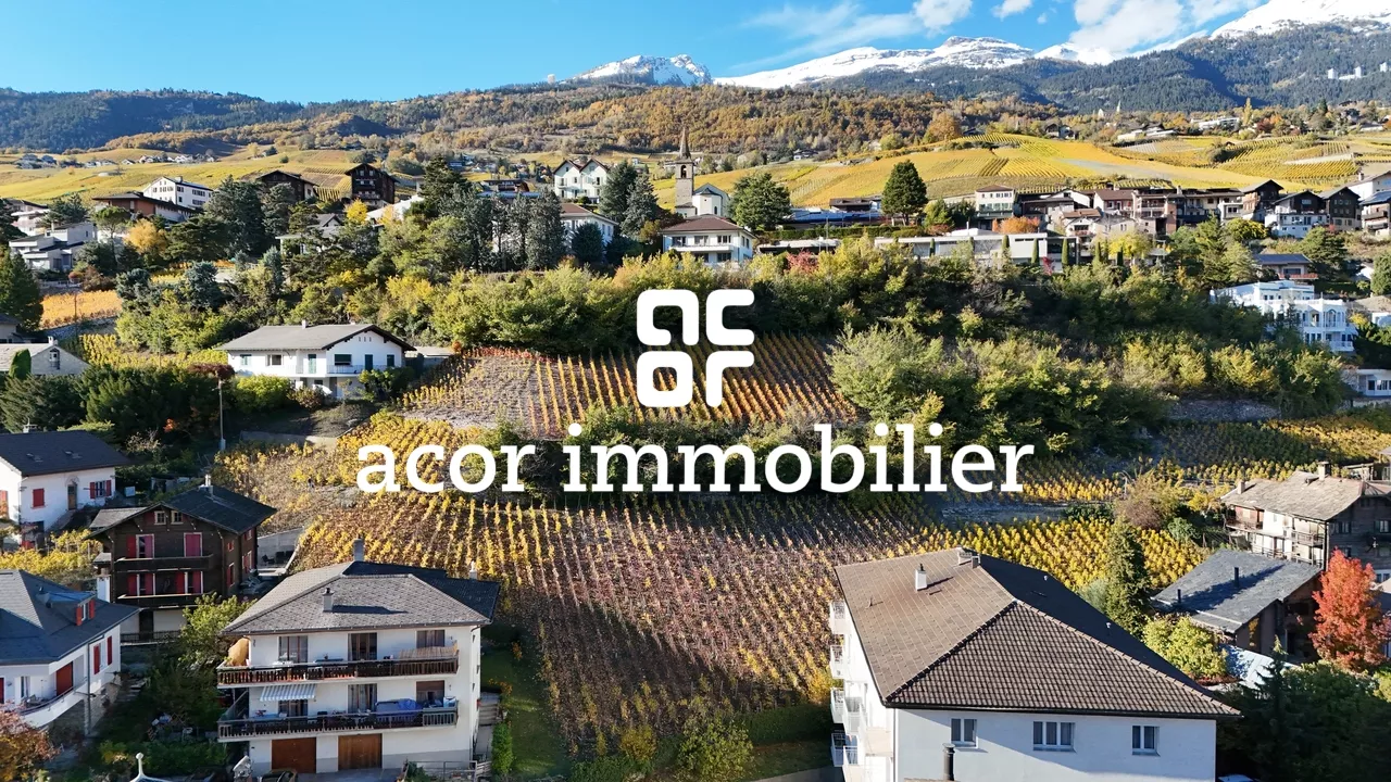 Magnifiques parcelles à vendre à Sierre - Situation privilégiée