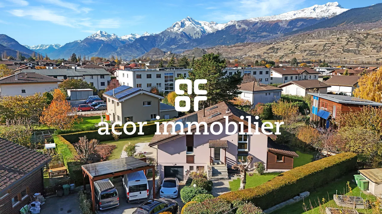 Maison familiale rénovée avec gôut à Bramois!