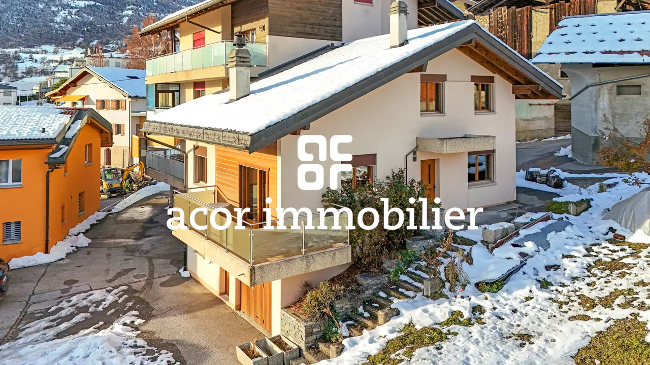 Charmante maison jumelée à Savièse!