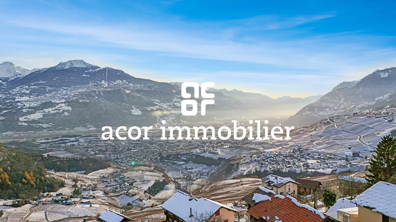 Charmante maison jumelée à Savièse!