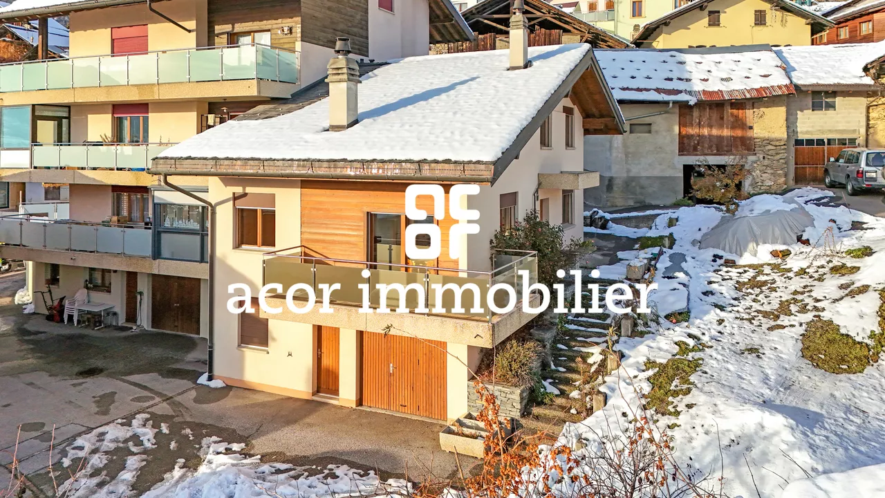 Charmante maison jumelée à Savièse!