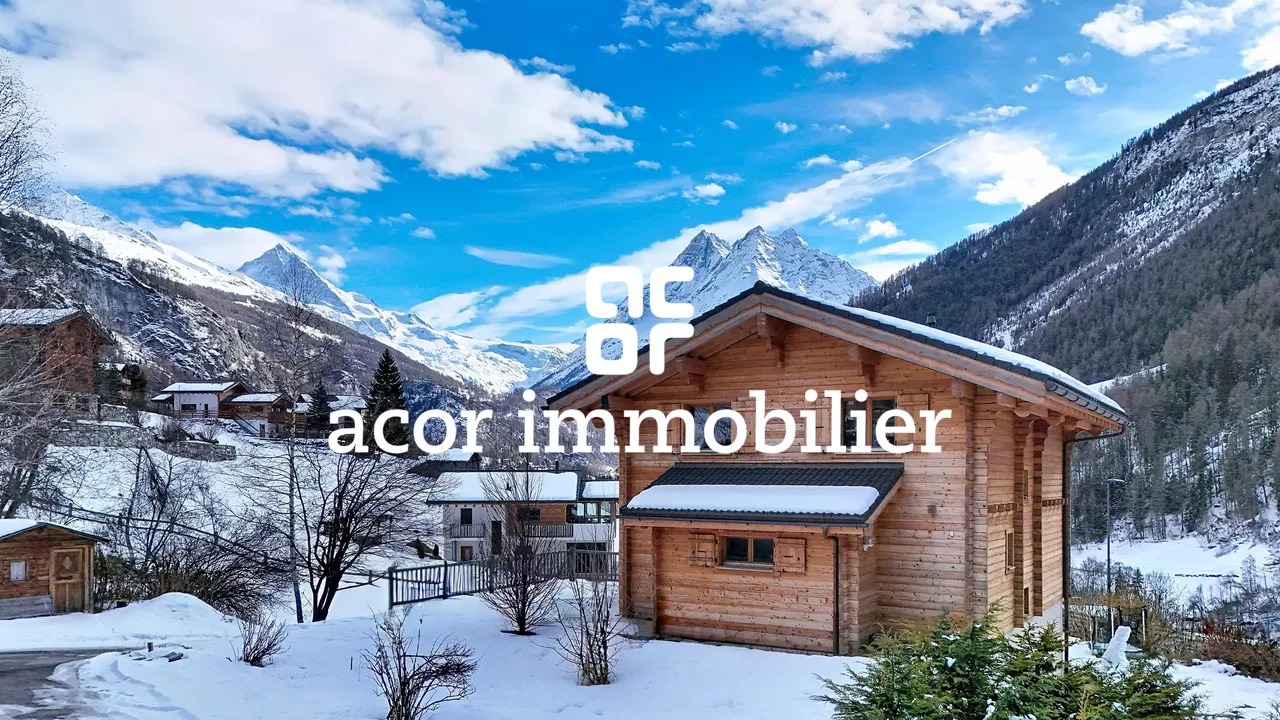À VENDRE - Magnifique chalet moderne à Evolène