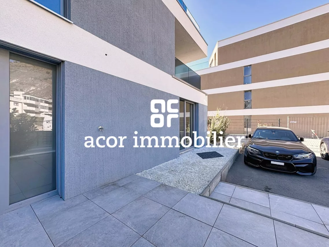 Sion ouest - Appartement indépendant 2½ avec grande terrasse