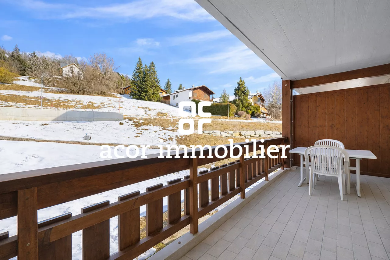 Charmant studio rénové avec accès direct aux bains thermaux - balcon