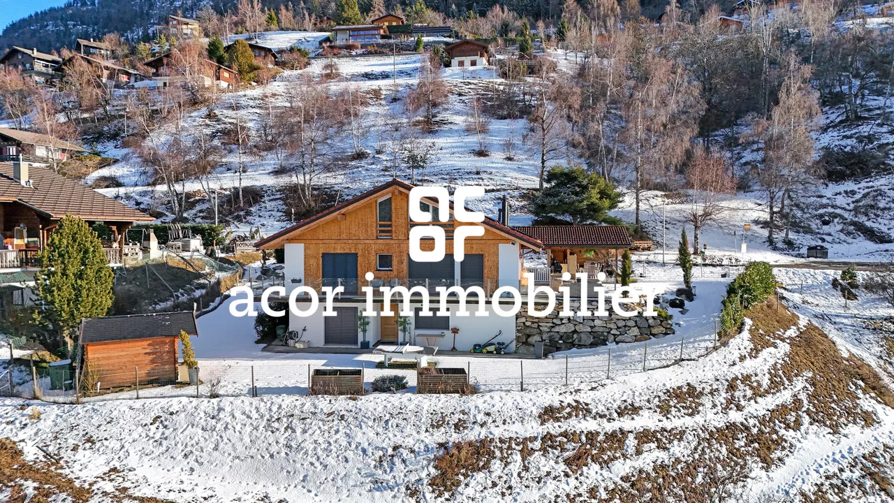 Chalet de charme rénové avec vue exceptionnelle à Dailley!