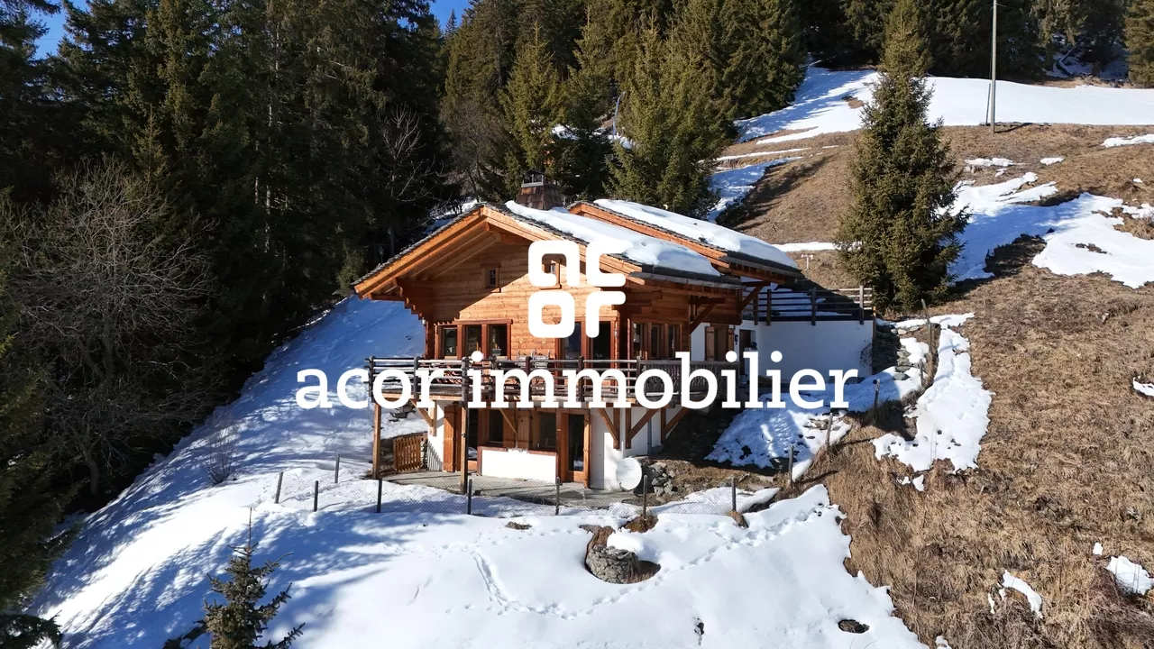 Chalet d'exception sur les hauts de Verbier - vue fantastique