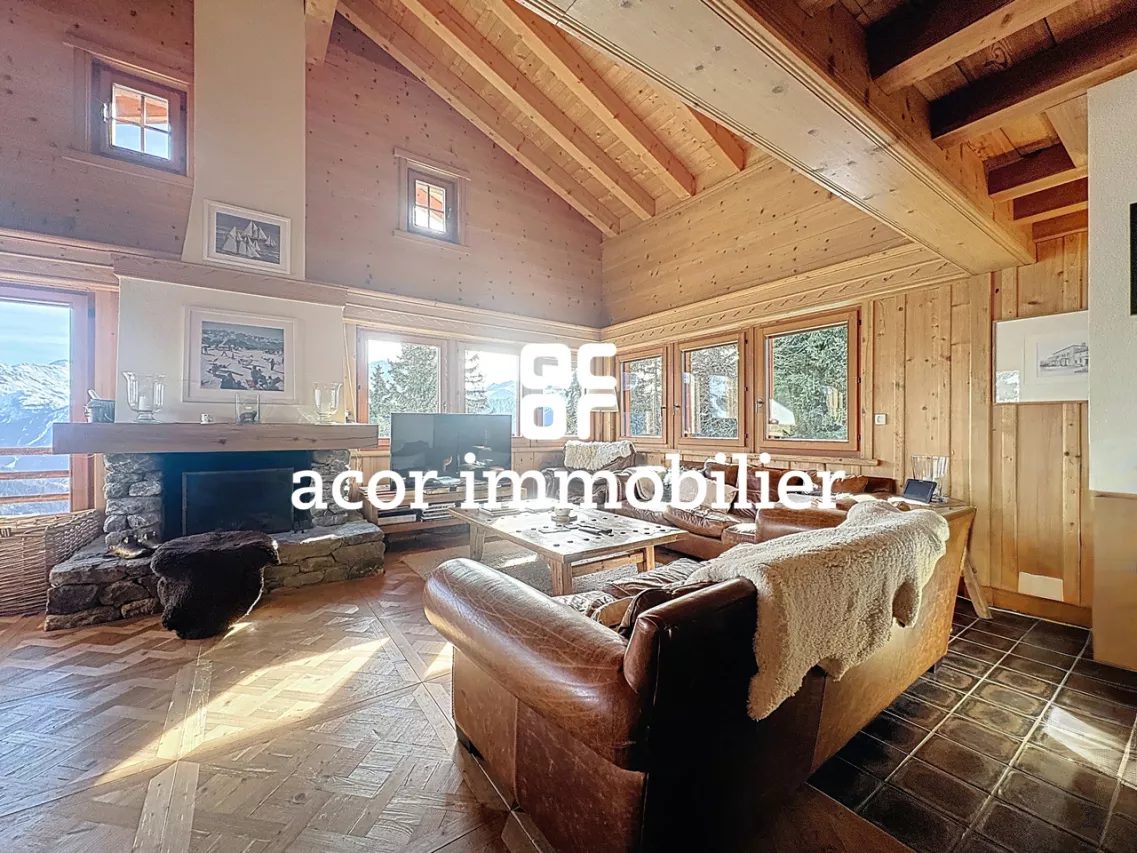 Chalet d'exception sur les hauts de Verbier - vue fantastique