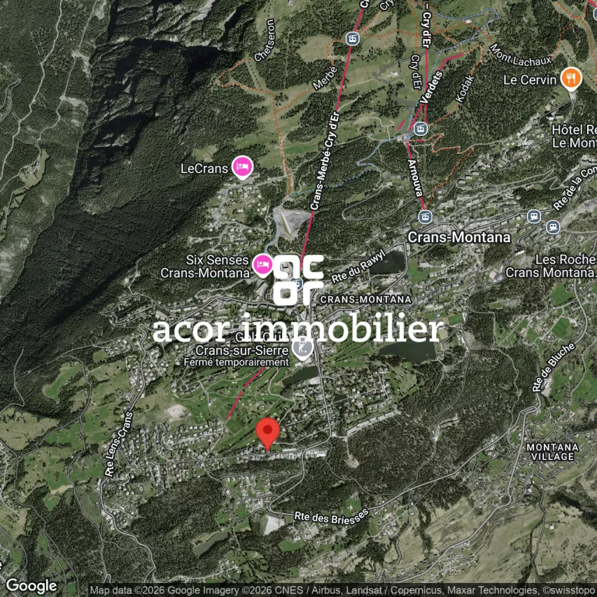 Superbe 2.5 pièces traversant rénové à deux pas du centre de Crans