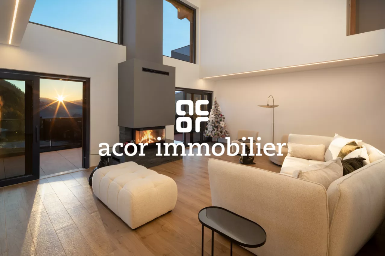 Chalet 6.5 pièces de haut standing à Lens - vue exceptionnelle