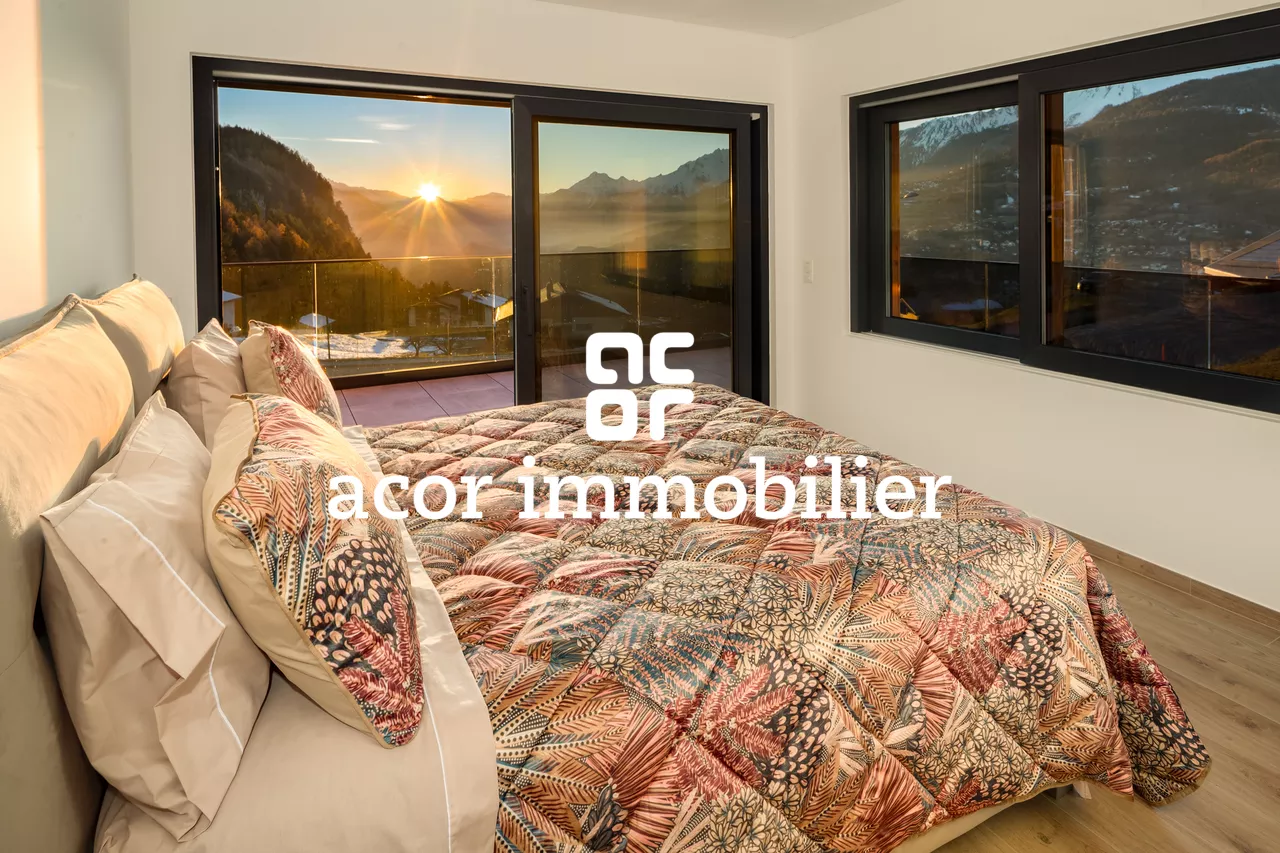 Chalet 6.5 pièces de haut standing à Lens - vue exceptionnelle