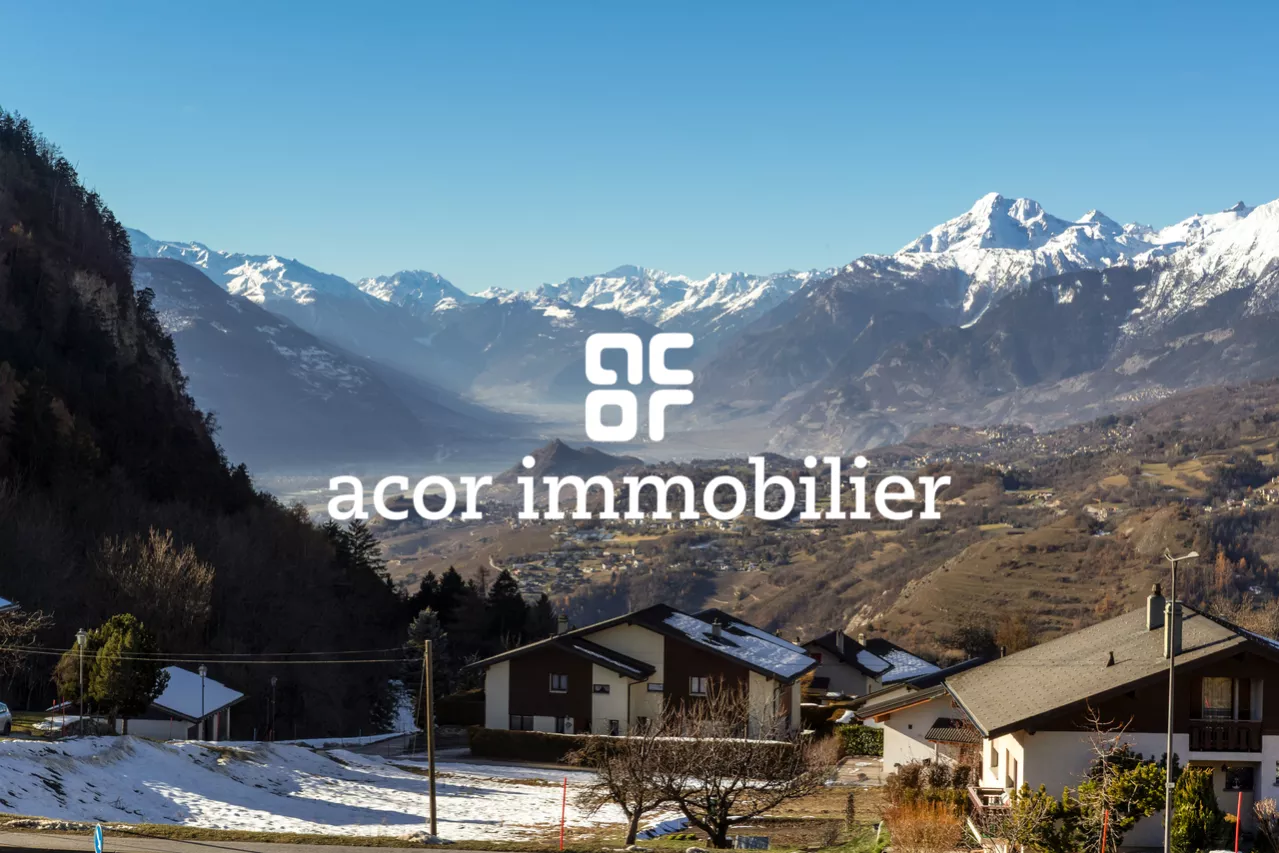 Chalet 6.5 pièces de haut standing à Lens - vue exceptionnelle