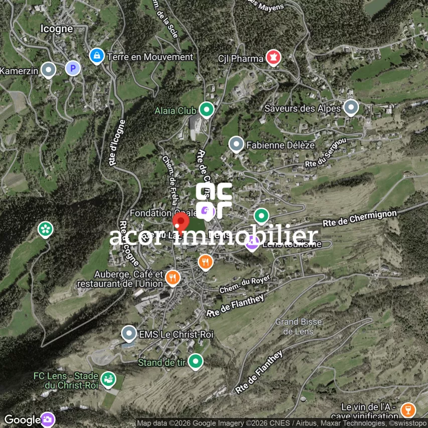 Chalet 6.5 pièces de haut standing à Lens - vue exceptionnelle