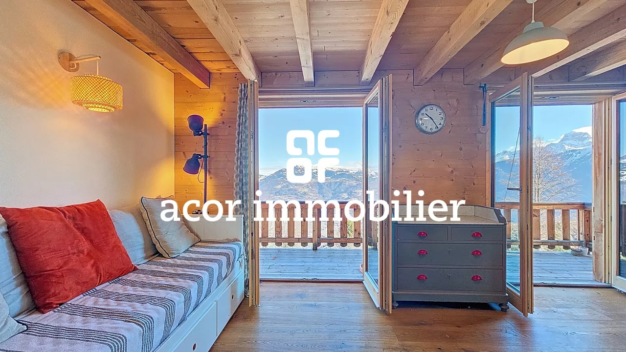 Chalet cosy 3½ avec vue imprenable