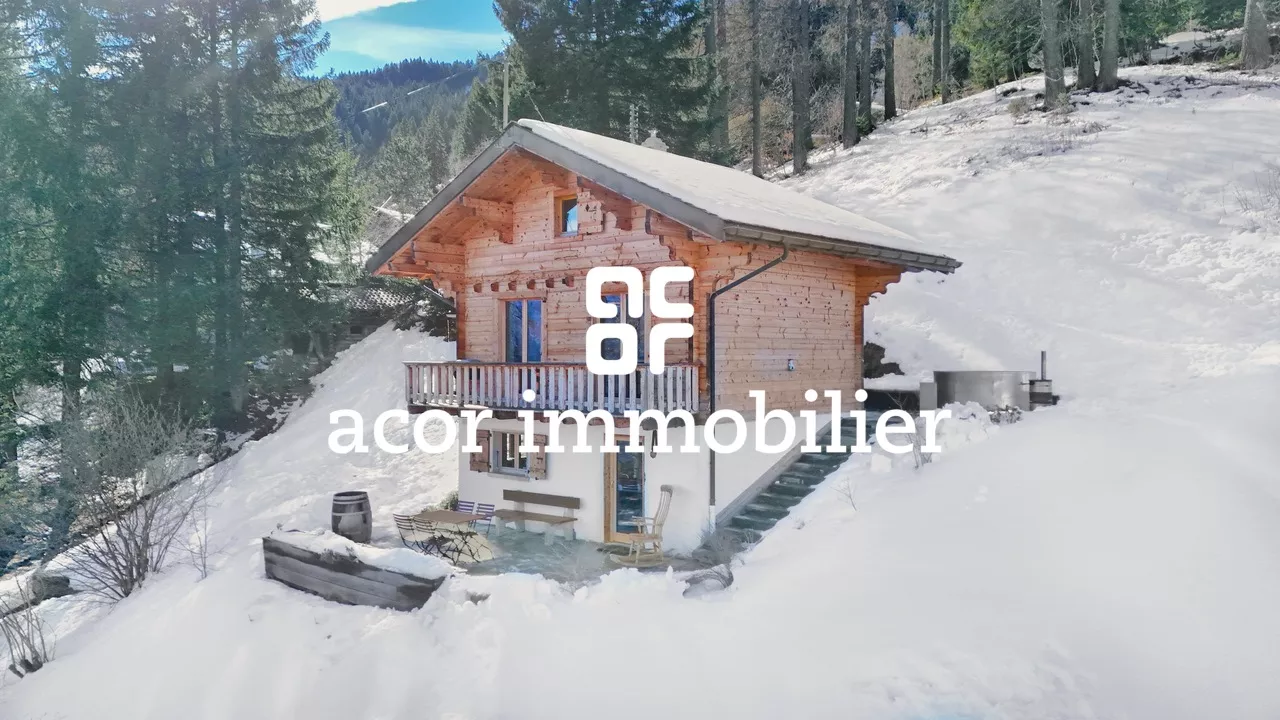 Chalet cosy 3½ avec vue imprenable