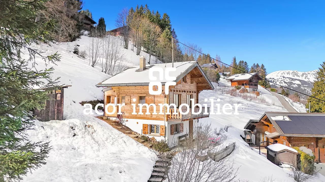 Chalet cosy 3½ avec vue imprenable