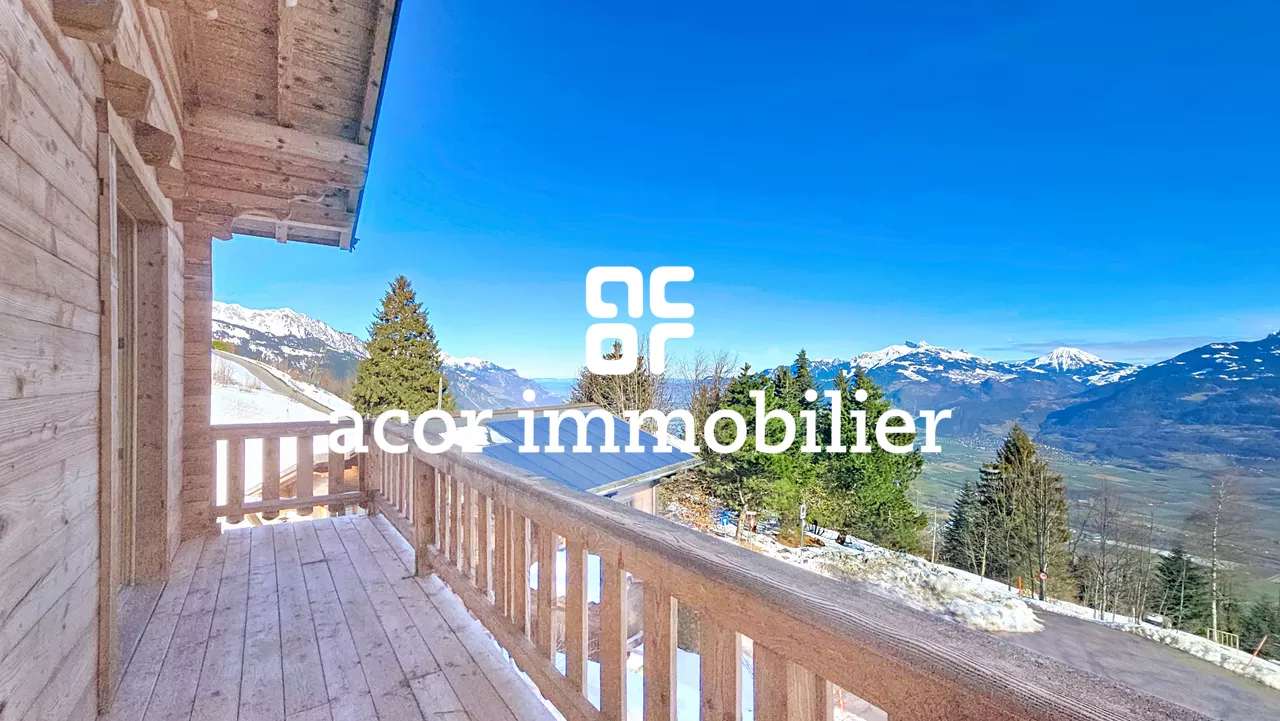 Chalet cosy 3½ avec vue imprenable