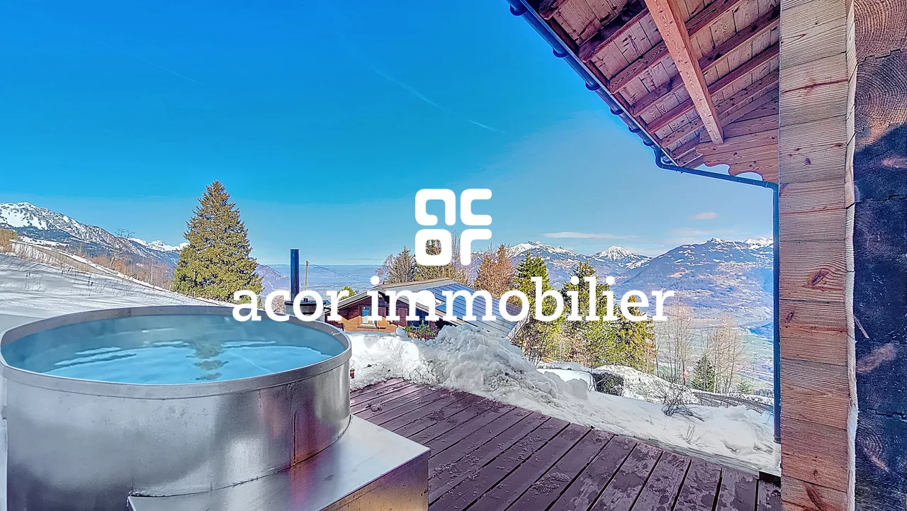 Chalet cosy 3½ avec vue imprenable