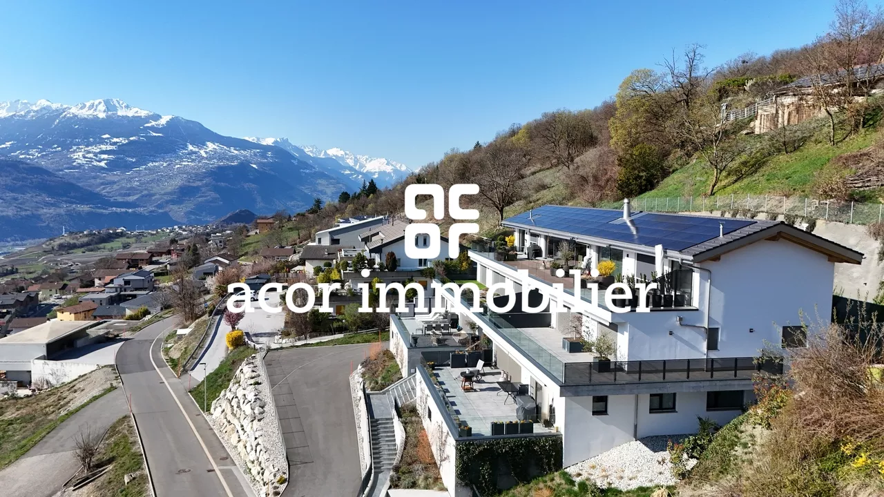 Magnifique appartement de luxe avec vue imprenable à Savièse!