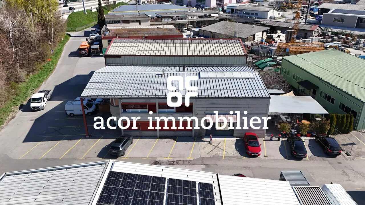 Halle industrielle avec surfaces commerciales à Sion!