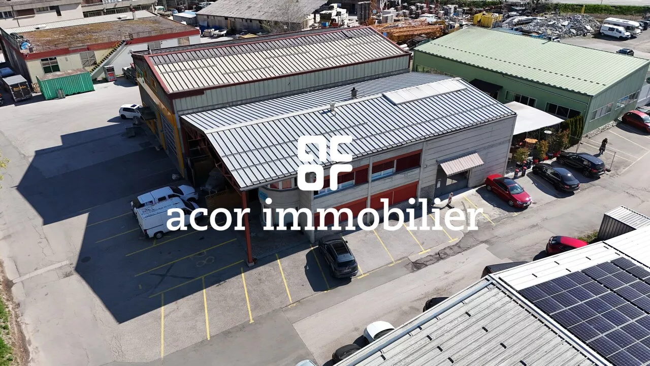 Halle industrielle avec surfaces commerciales à Sion!