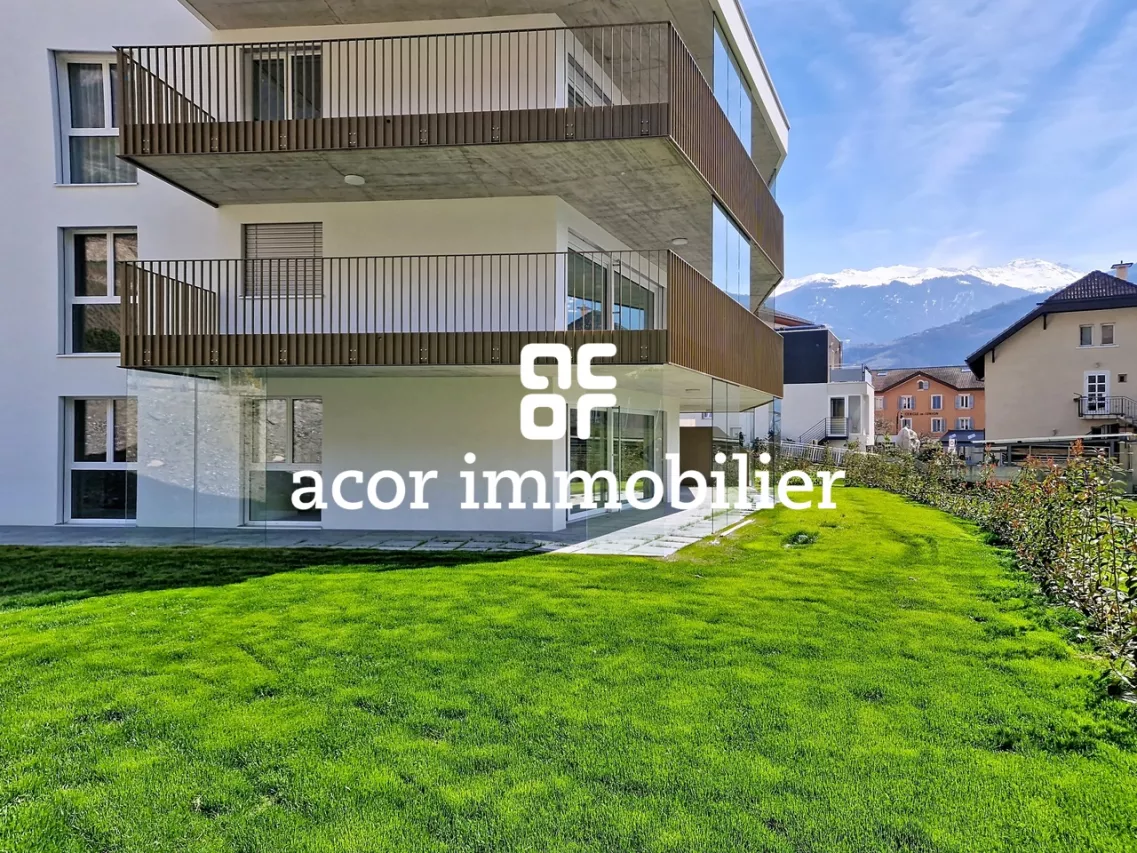 Magnifique 4.5 pièces neuf avec terrasse et jardin à Vétroz!