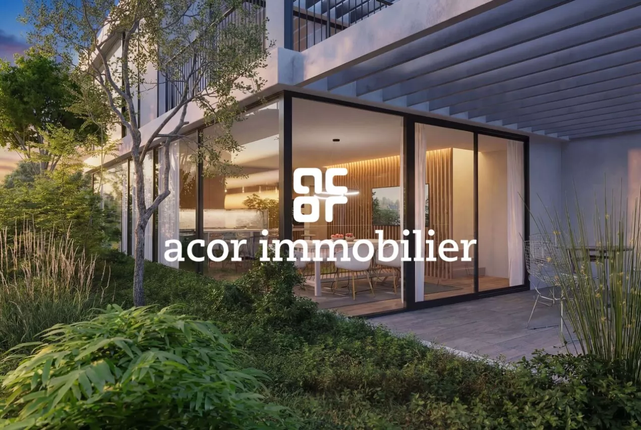 Appartement-villa 4,5 pces avec jardin et rooftop privatifs