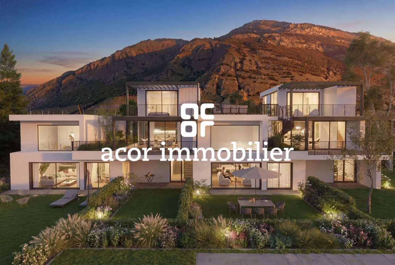 Appartement-villa 4,5 pces avec jardin et rooftop privatifs