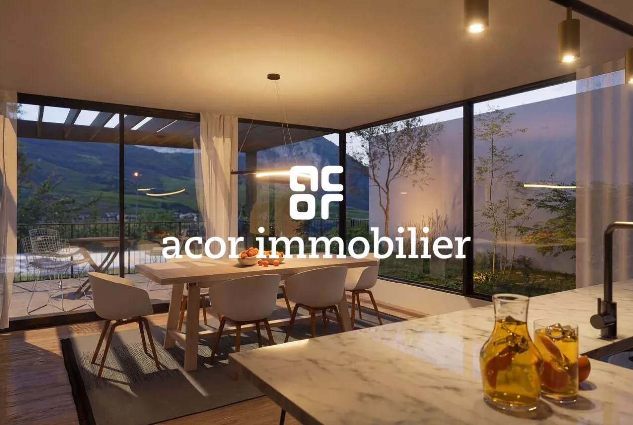 Appartement-villa 4,5 pces avec jardin et rooftop privatifs