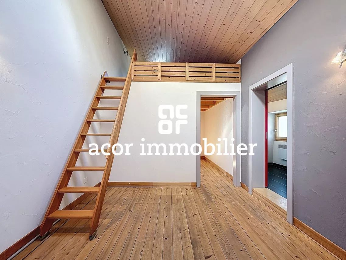 Maison villageoise rénovée avec charme - Vue Alpes &amp; fort potentiel